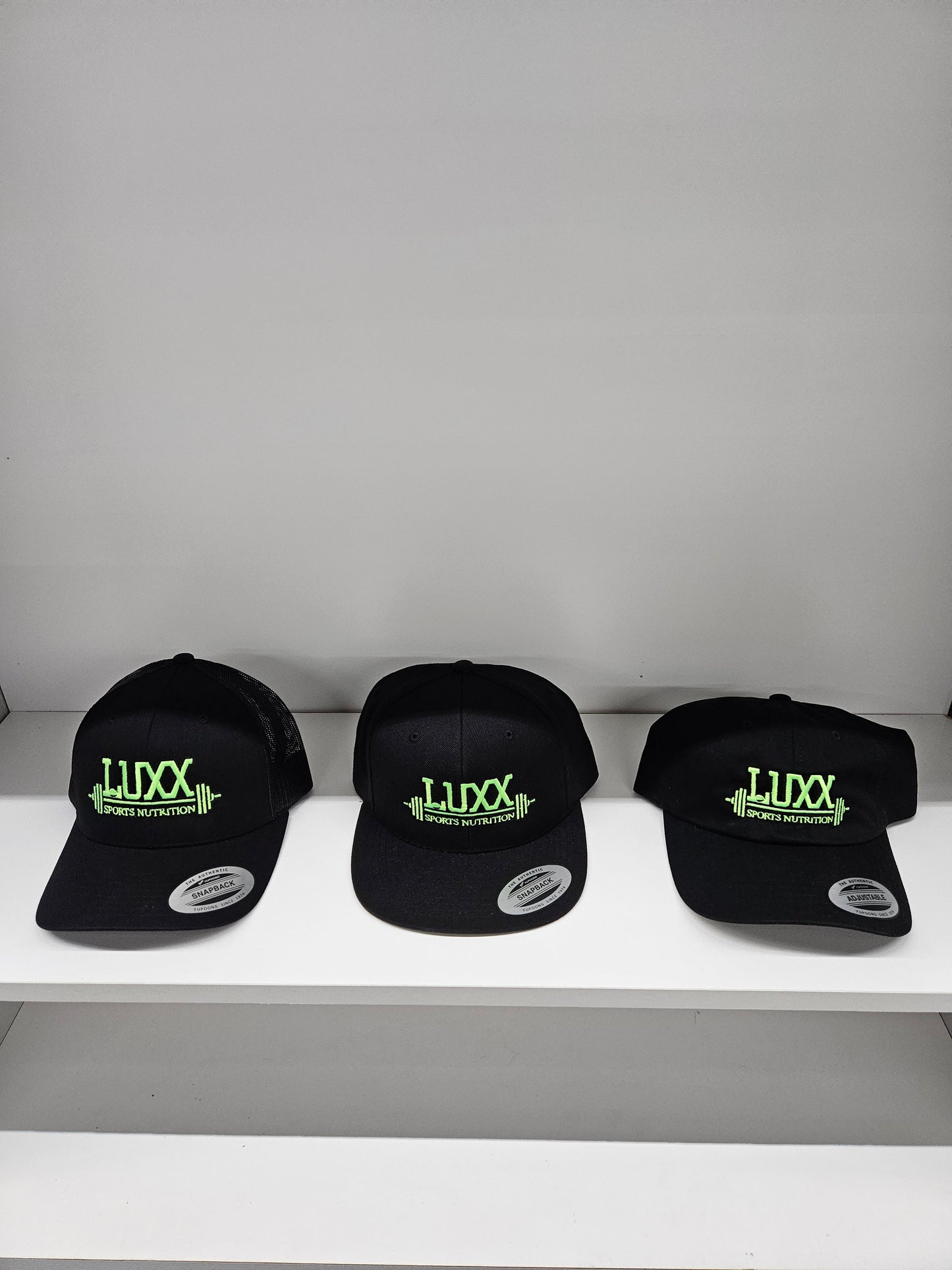 Luxx Hat, dad cap, flat bill, or trucker hat