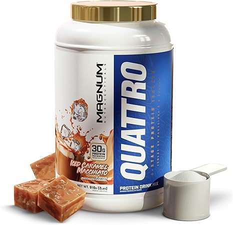 Magnum Nutraceuticals Quattro - Vanilla ,2lb - May Support Muscle Growth & Recovery