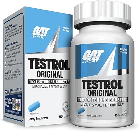 GAT Sport Testrol Original Test Booster | Male Performance, Vitality, Tribulus, Zinc, Magnesium | 60 Capsules