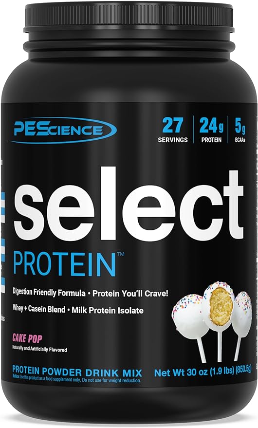 PEScience Select Low Carb Protein Powder, 27 Serving, Keto Friendly and Gluten Free