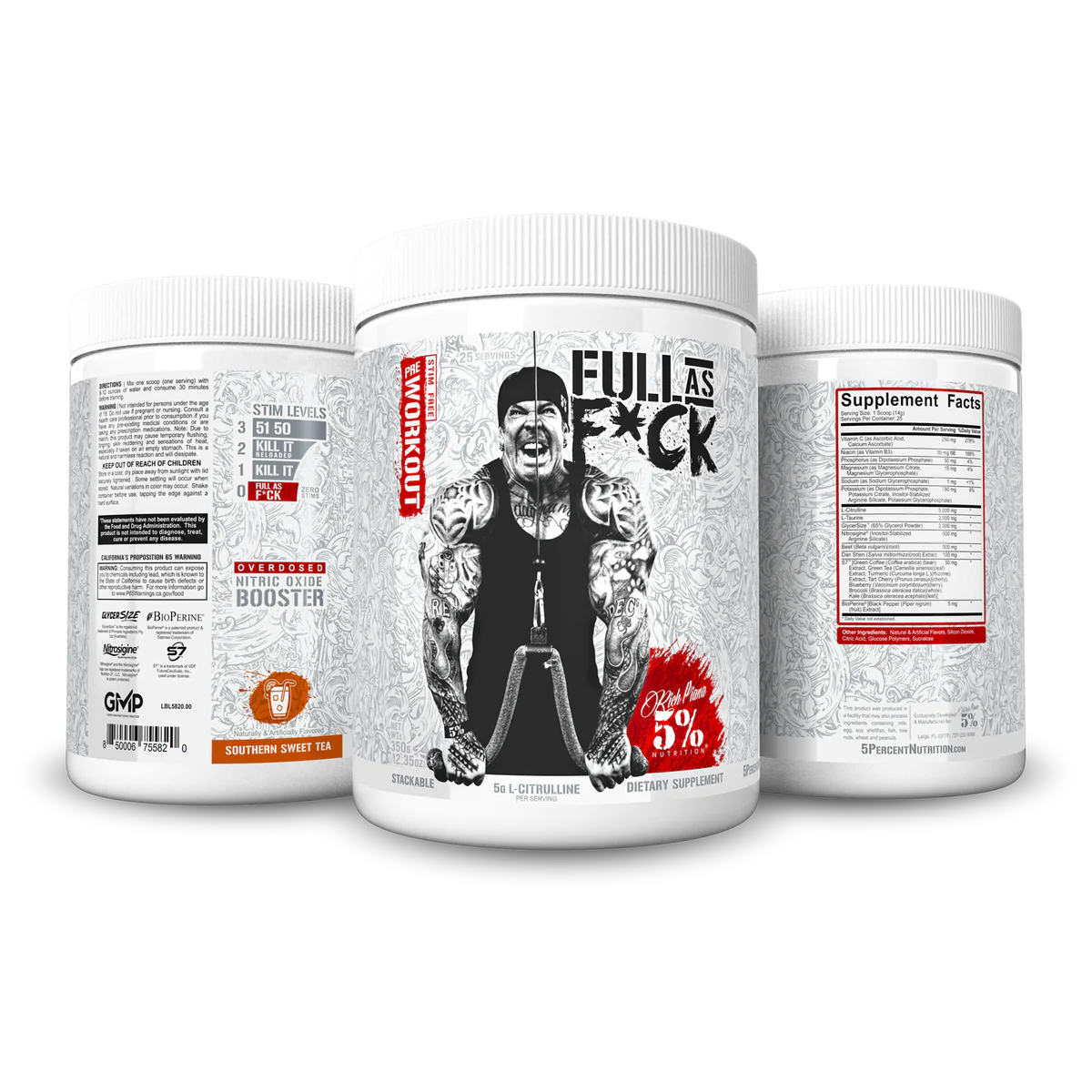 FULL AS F*CK NITRIC OXIDE BOOSTER: LEGENDARY SERIES