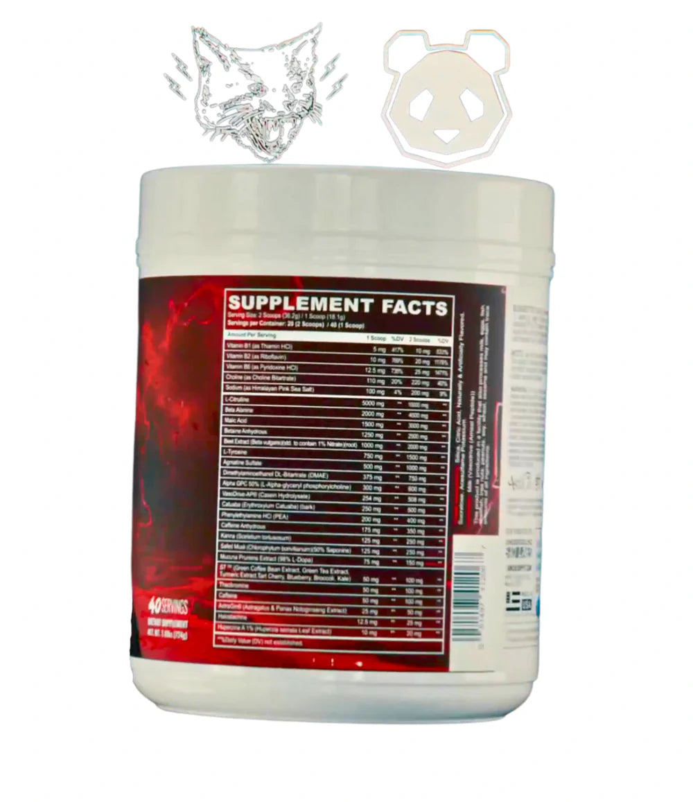 Sinister Pre-Workout: Panda Supplements and Black Magic Collaboration