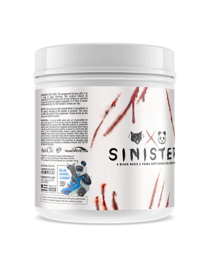 Sinister Pre-Workout: Panda Supplements and Black Magic Collaboration