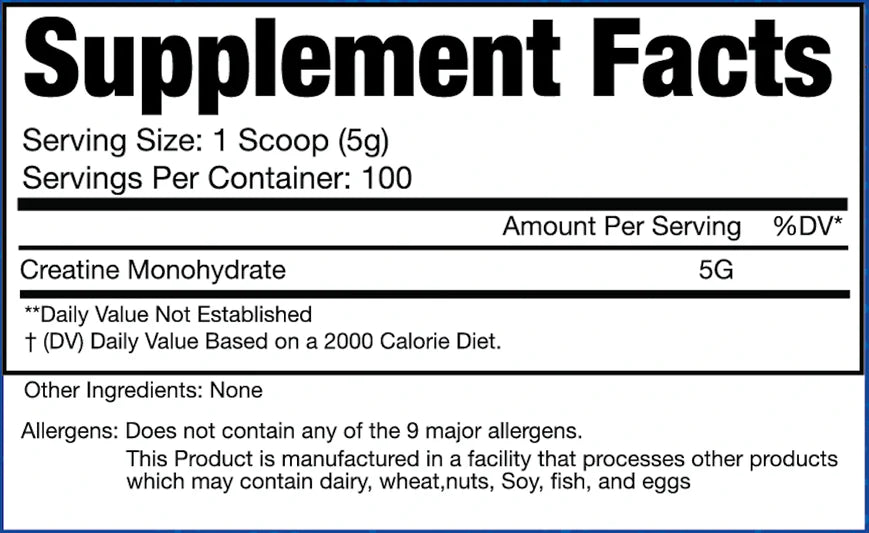 MuscleForce Creatine Monohydrate