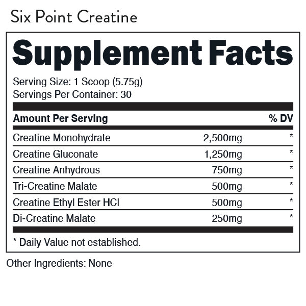 Bucked Up Six Point Creatine