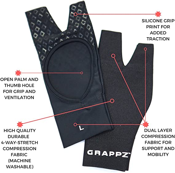 Grappz Finger Tape Alternative Splint Athletic Gloves For BJJ / All Sports - Original